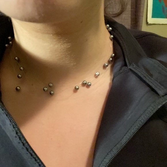 Black Tahitian Pearl Necklace - Picture 4 of 5